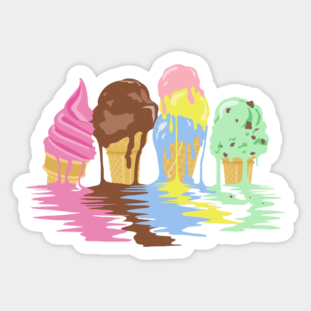 Ice Cream Sticker by rcaldwell